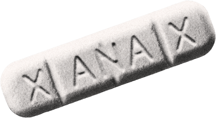 Fake Xanax pill