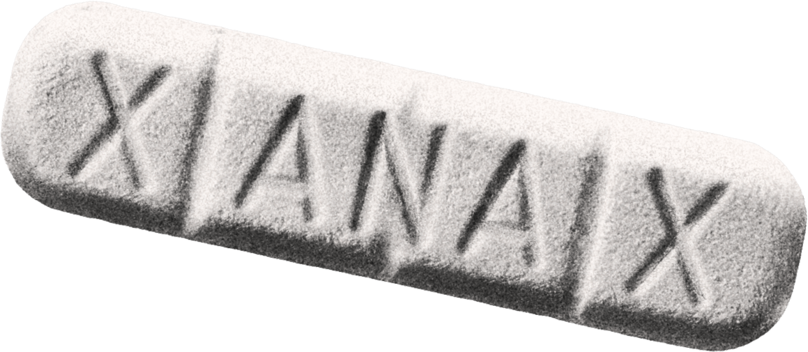 Real Xanax pill